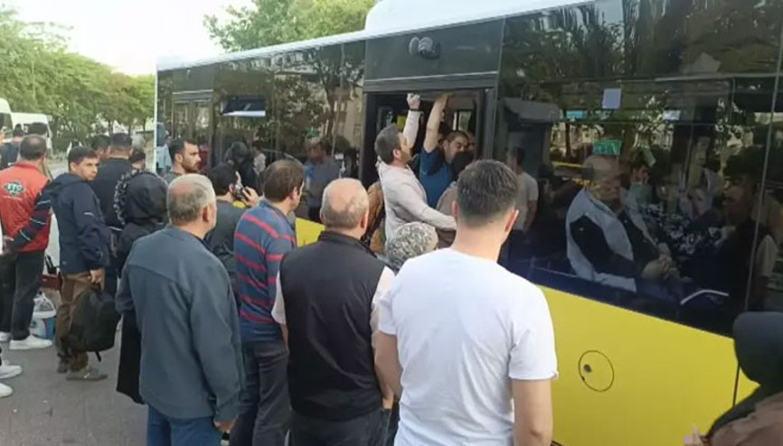İstanbul’da halk otobüsleri kontak kapattı