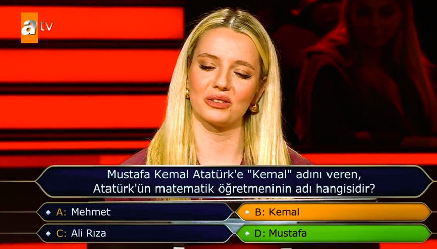 Atatürk sorusuna verdiği yanlış cevabıyla gündeme oturan genç kadın konuştu Atatürk sorusuna verdiği yanlış cevabıyla gündeme oturan genç kadın konuştu