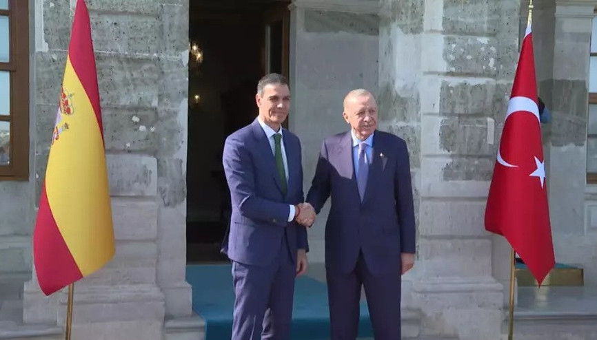 Cumhurbaşkanı Erdoğan, İspanya Başbakanı Sanchezi kabul etti