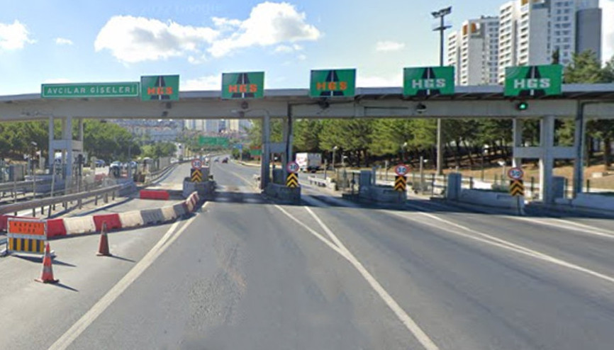 Avcılar gişeleri, çalışma dolayısıyla trafiğe kapatılacak