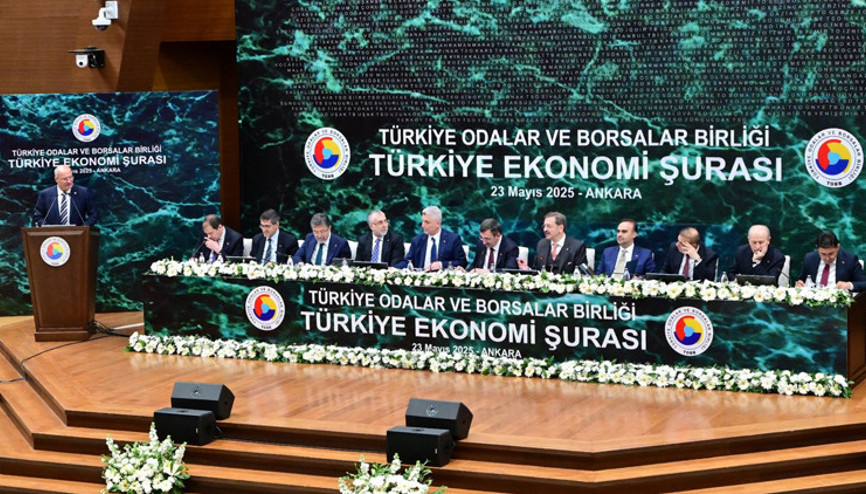 Bakanlar Kacır ve Yumaklı, TOBB Türkiye Ekonomi Şurasına katıldı