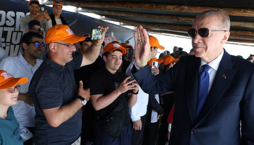 Cumhurbaşkanı Erdoğan, 7. Etnospor Kültür Festivalini ziyaret etti