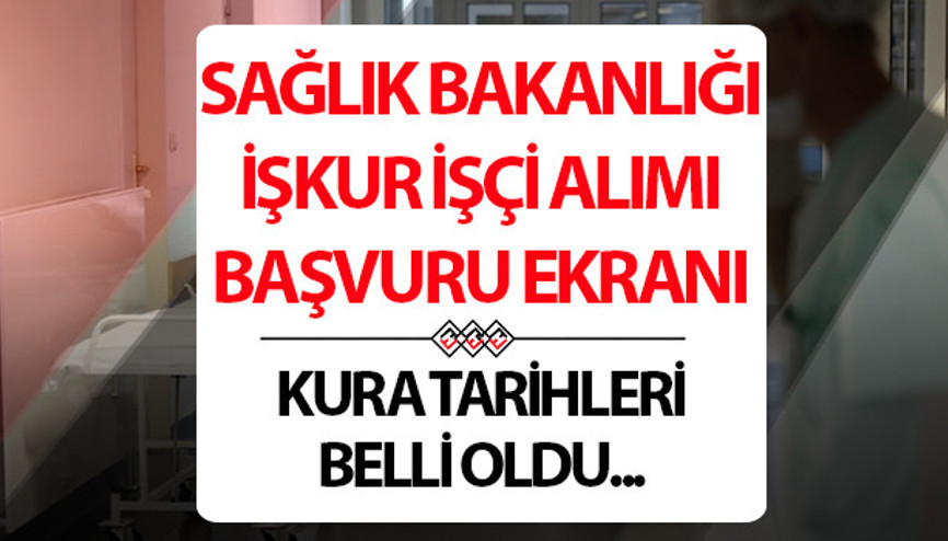 SAĞLIK BAKANLIĞI KURA NE ZAMAN 2025 Sağlık Bakanlığı işçi alımı kura çekilişi sonuçları ne zaman açıklanacak SAĞLIK BAKANLIĞI KURA NE ZAMAN 2025 Sağlık Bakanlığı işçi alımı kura çekilişi sonuçları ne zaman açıklanacak