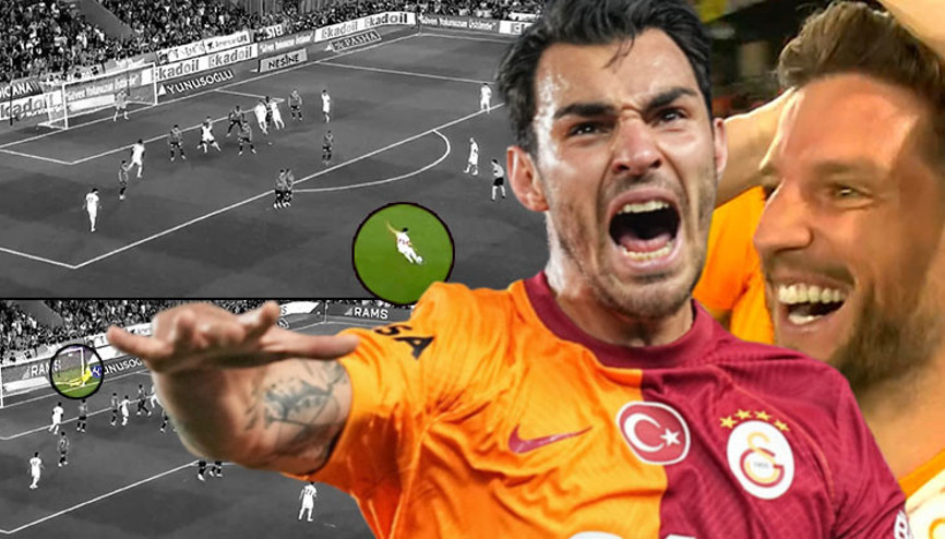 Kaan Ayhandan Göztepeye enfes gol Futbolcular şaşkınlıklarını gizleyemedi