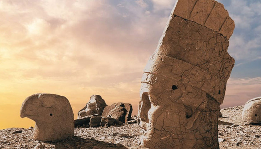 Nemrut zirvede