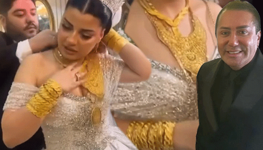 Murat Övüç oğlu Burak Canı evlendirdi... Gelinine kilolarca altın taktı