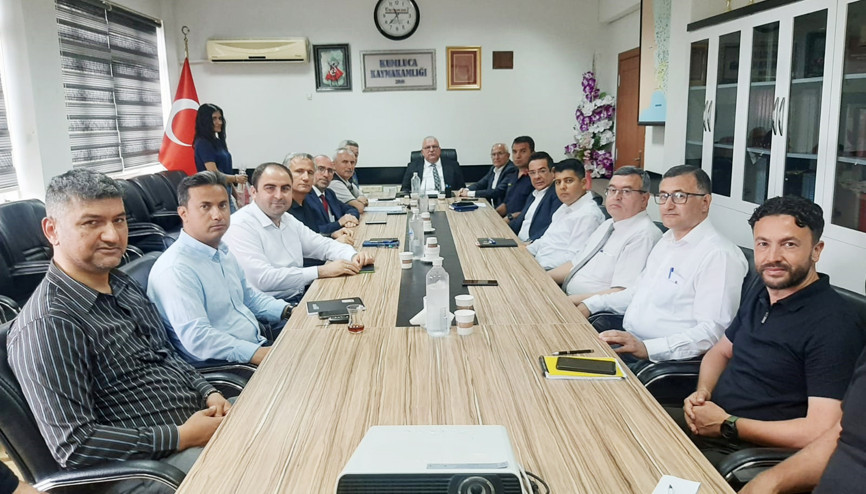 Kumlucada orman yangınlarıyla mücadele toplantısı Kumlucada orman yangınlarıyla mücadele toplantısı