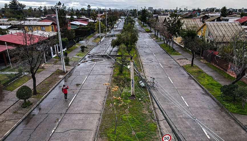 Şilide hortum yerleşim yerini vurdu