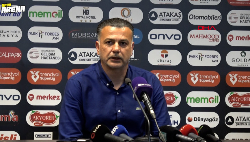 Hatayspor Teknik Direktörü Murat Şahin: Oyuncularıma teşekkür ediyorum