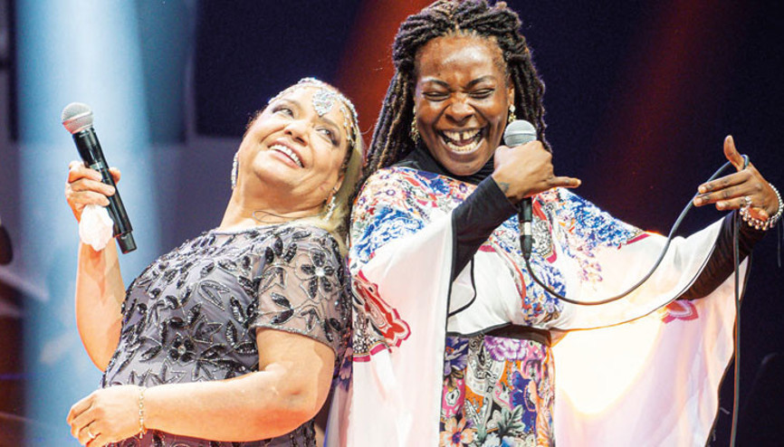 Müziğin kraliçeleri aynı sahnede