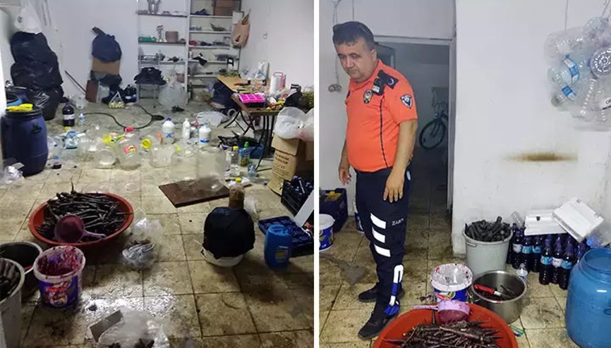 Tuvaletten sızan su üretim alanına karışıyordu... Mide bulandıran imalathaneye mühür