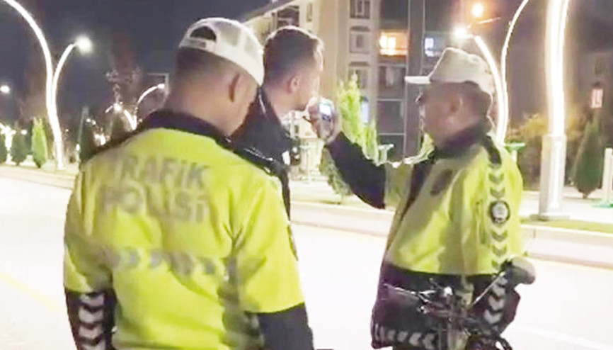 Alkollü bisiklet sürücüsüne 18 bin 677 TL ceza