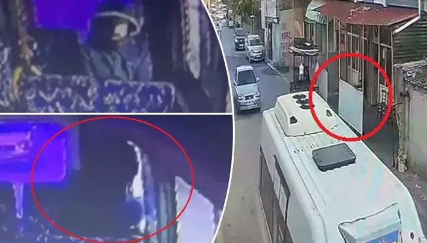 Bindiği dolmuştan ateş edip dükkanın önünde oturan husumetlisini vurdu