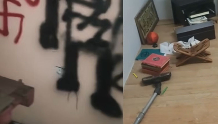 Fransa’da eski bir mescit tahrip edildi