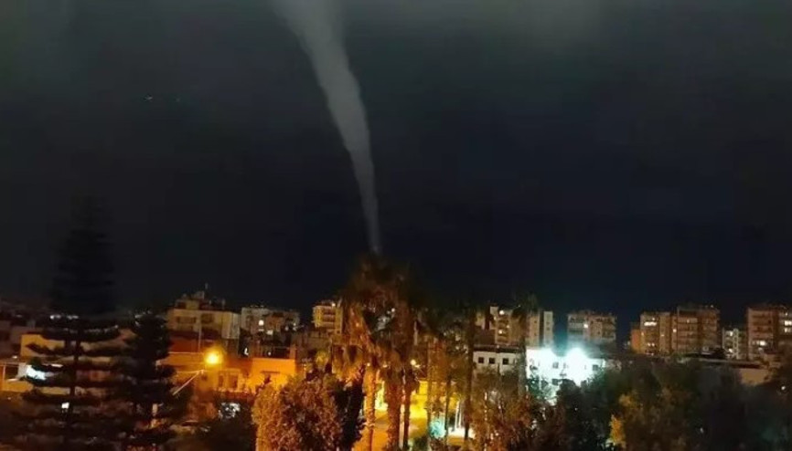 Akdeniz’de gece ve gündüz oluşan hortumlarlar böyle görüntülendi