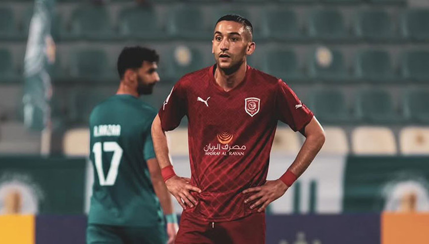 Hakim Ziyechin Katar kariyeri kısa sürdü