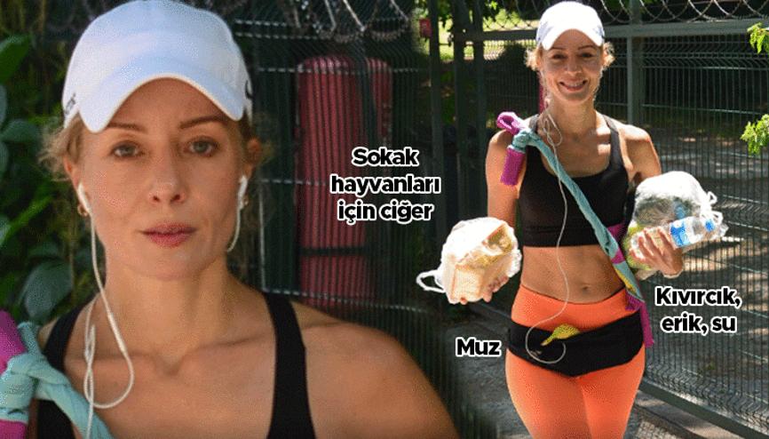 Spor sonrası markete uğradı