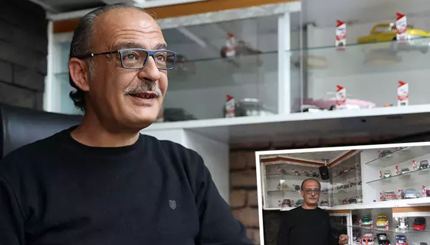 Sanayide çıraklık yaparken etkilendi, 25 yılda 259 adet biriktirdi Sanayide çıraklık yaparken etkilendi, 25 yılda 259 adet biriktirdi