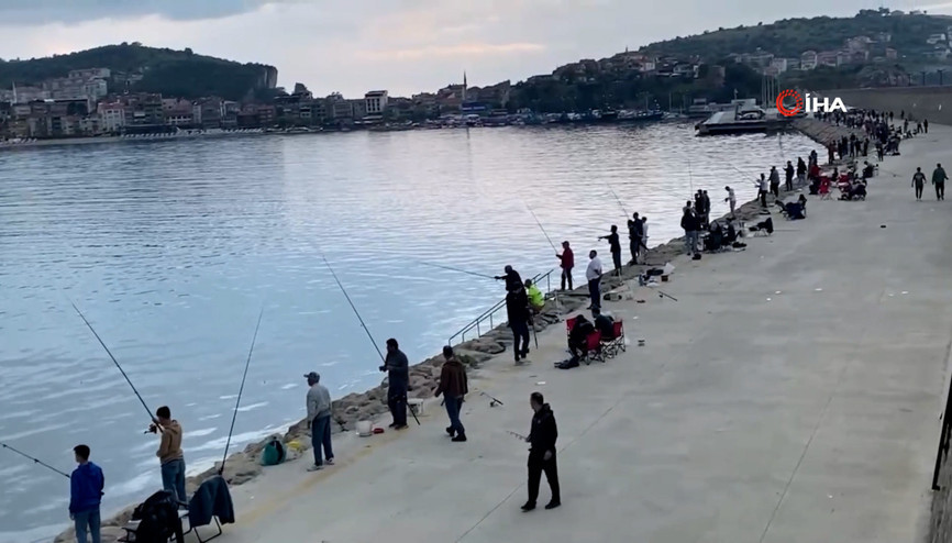 Bartında duyan sahile akın etti