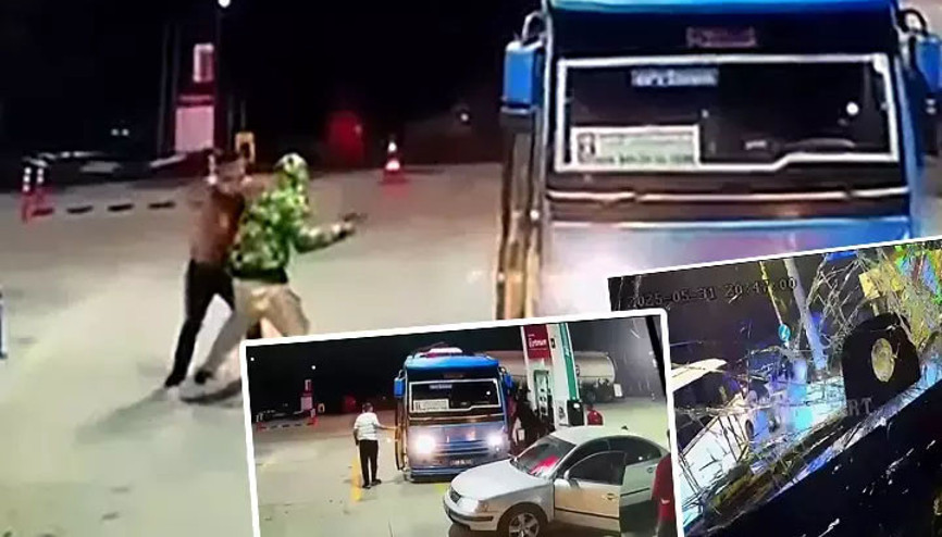 Hatlarına dahil edilen özel halk otobüslerini taş ve sopa ile karşıladılar