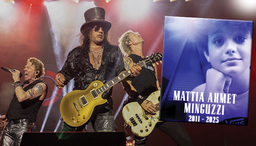 Öldürülmeseydi Mattia bu konsere katılacaktı... Guns N’ Roses, Mattia Ahmet Minguzzi’yi andı: “Huzur içinde yat”