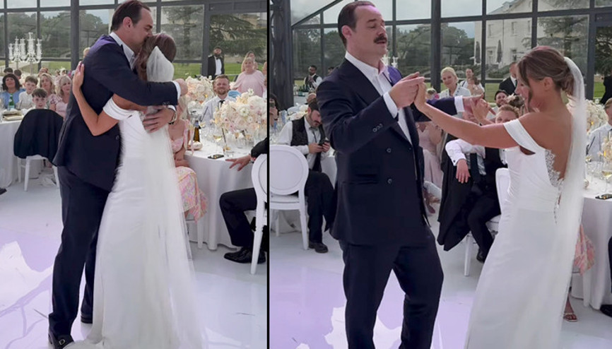 Ünlü çiftin düğünü unutulur gibi değildi... Gelinin babasıyla dansı herkesi duygulandırdı... Mutluluğa doğru uç güzel kızım