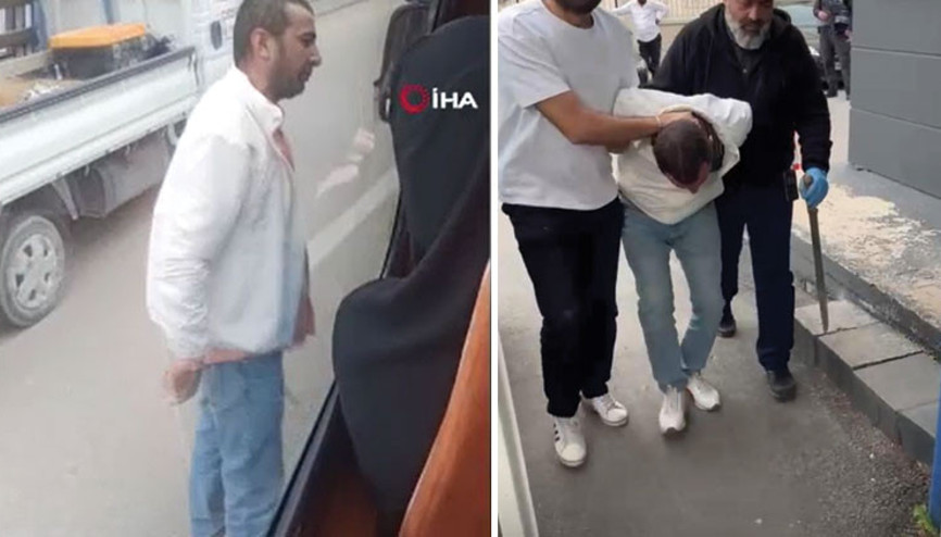 Yol verme kavgasında döner bıçağı çıkarttı: 9 adet suç kaydı tespit edildi... Suç aletiyle yakalandı