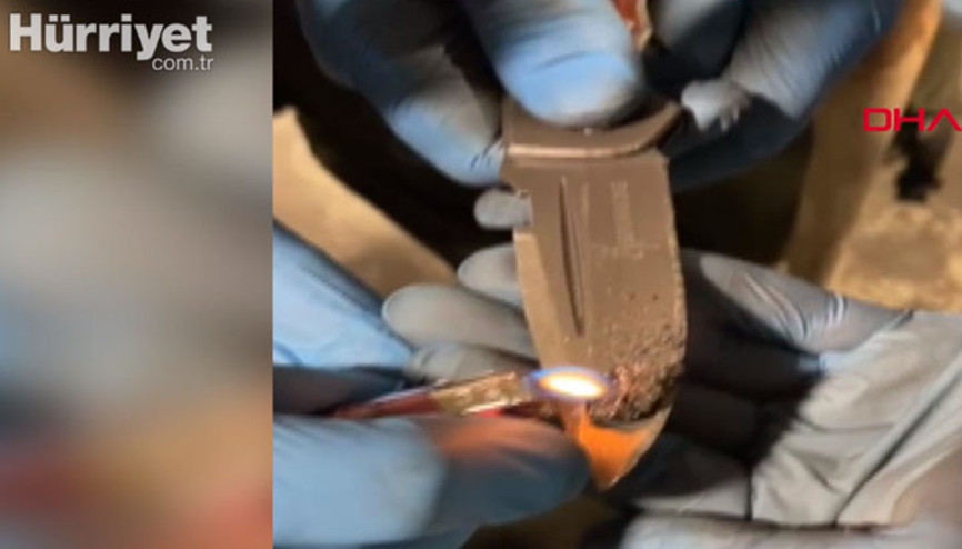 Kömüre emdirilmiş, 1 ton 870 kilogram metamfetamin ele geçirildi