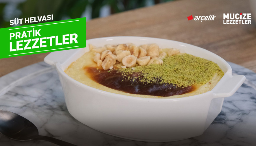 Süt helvası tarifi | Mucize Lezzetler
