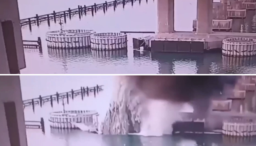 Ukraynadan Rusyaya yeni saldırı: Kırımın can damarı olan köprü sular altında kaldı