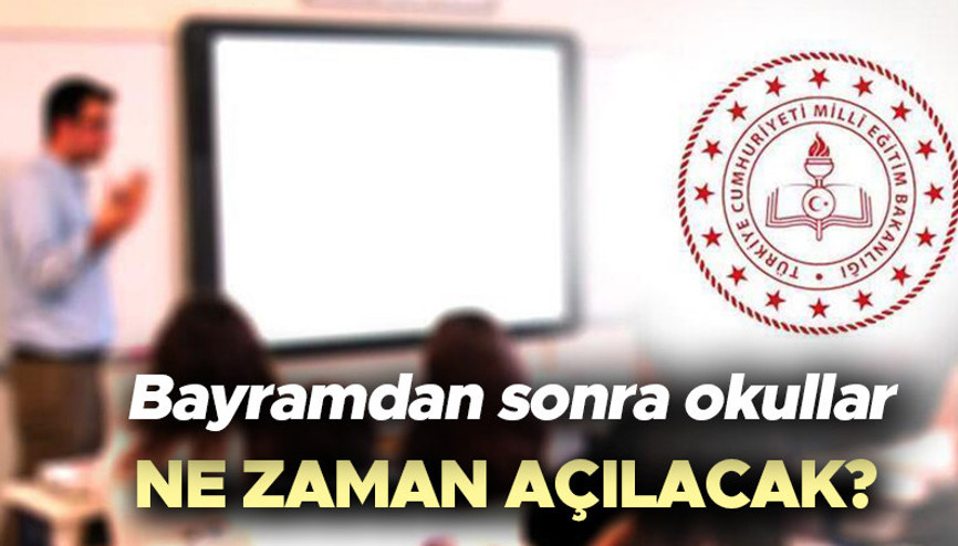 Bayramdan sonra okullar ne zaman açılacak 2025 | Arefe günü (5 Haziran Perşembe) okullar tatil mi, bayramda okullar kaç gün tatil İşte MEB takvimi