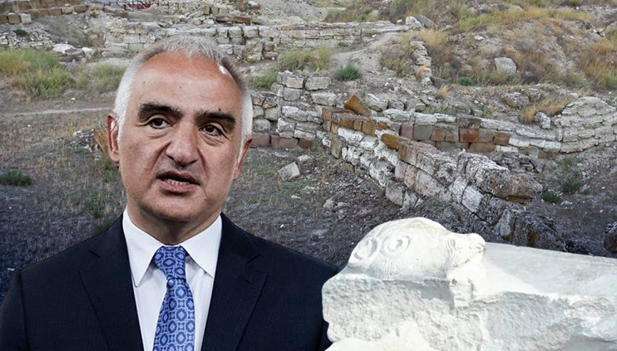 Büyük keşfi Bakan Ersoy duyurdu: Ankarada gün ışığına çıkarıldı Büyük keşfi Bakan Ersoy duyurdu: Ankarada gün ışığına çıkarıldı