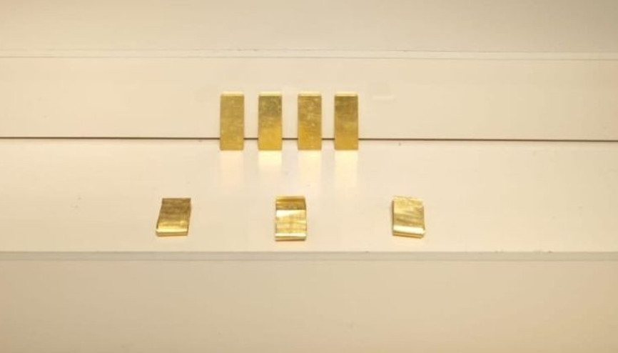 30 milyon lira değerinde 7 kilo külçe altın ele geçirildi