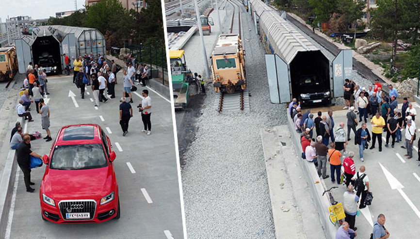 Gurbetçiler, tatil için ana vatana trenle gelmeye başladı