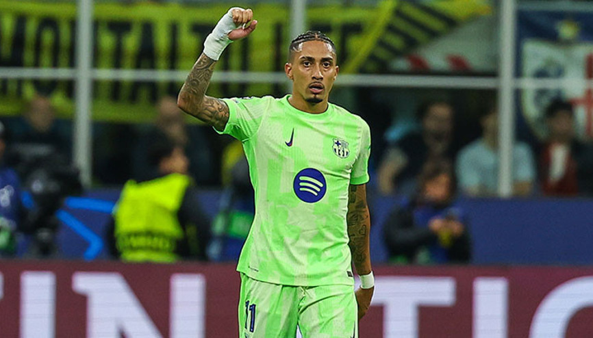 LaLigada sezonun oyuncusu Barcelonalı Raphinha