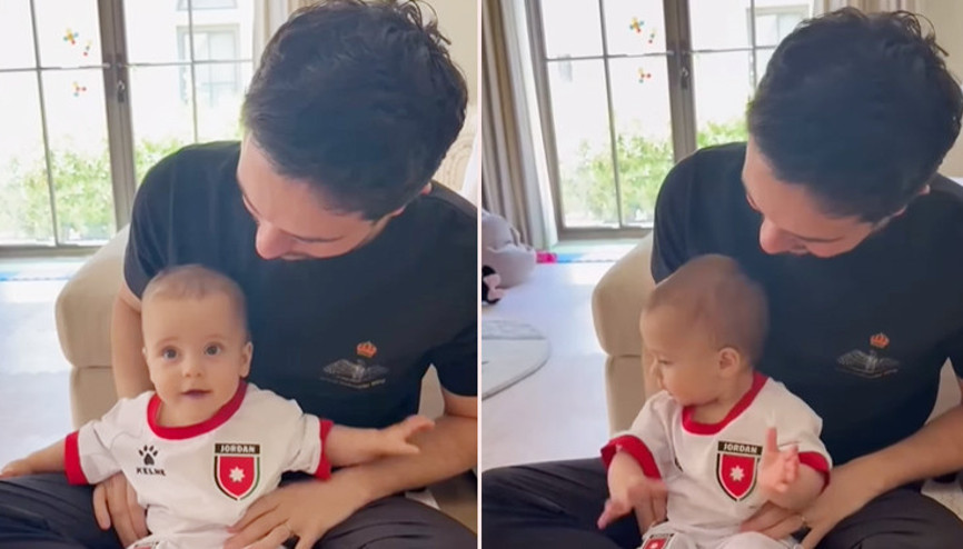 Ünlü çiftin ilk torunu nasıl da büyüdü... Hani neredeymiş babasının biricik gülü... Doğum gününe sadece haftalar kaldı