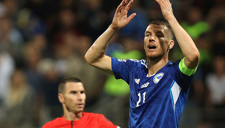 Bosna-Hersek 3 puanı Edin Dzkeo ile aldı