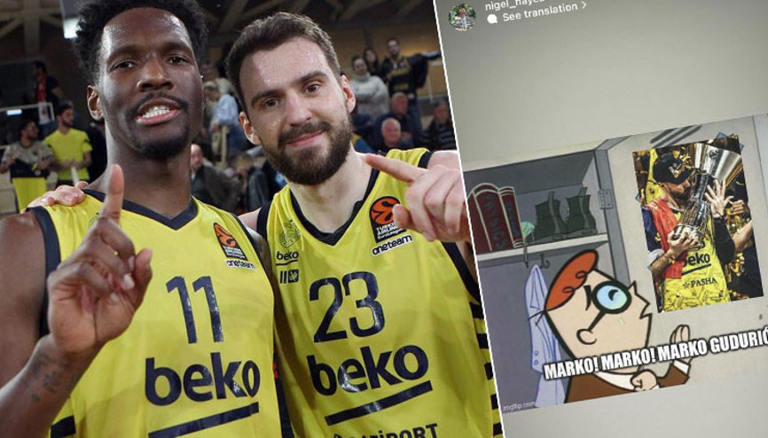 Marko Guduricin ayrılığını Nigel Hayes-Davis duyurdu