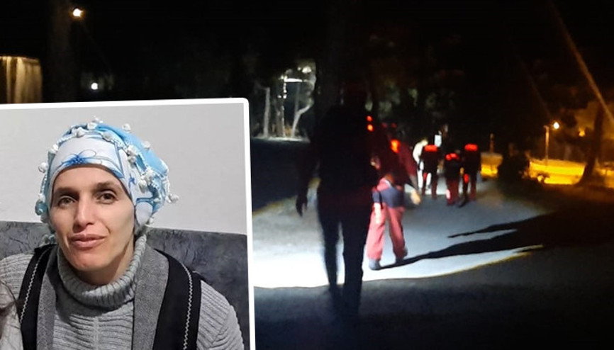 Mersinde tabiat parkında kaybolan kadın için arama çalışmaları başlatıldı