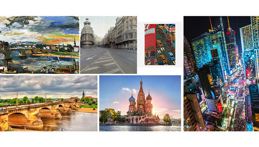 Kelimenin tam anlamıyla sanat eseri olan şehirler