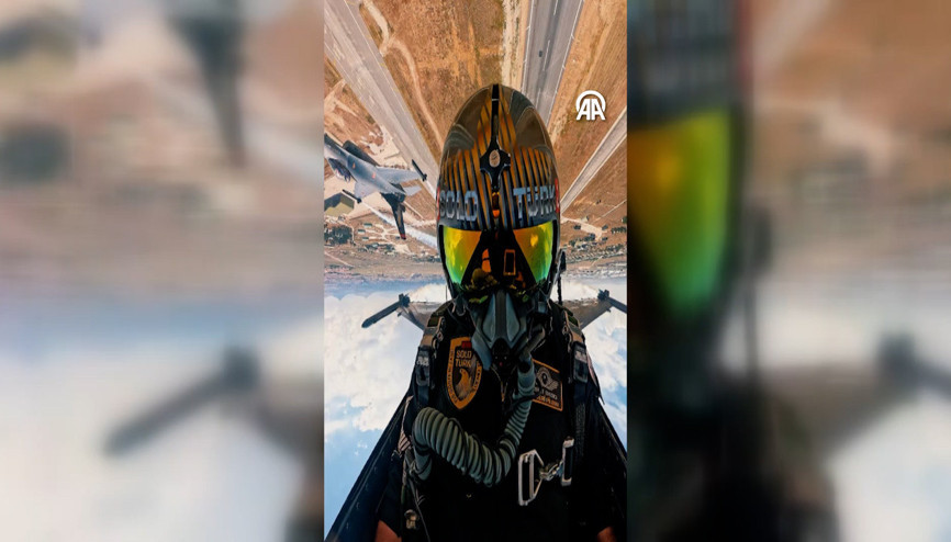 SOLOTÜRK, Türk Hava Kuvvetlerinin 114üncü yılına özel uçuşun kokpit görüntülerini paylaştı