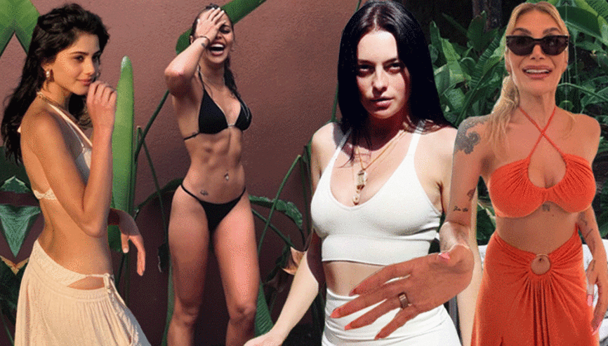 Ünlü isimlerden yazlık paylaşımlar