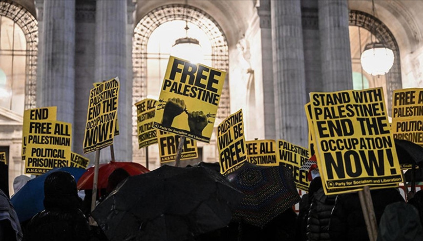 New Yorktaki üniversite öğrencilerinin Gazze için açlık grevi sürüyor New Yorktaki üniversite öğrencilerinin Gazze için açlık grevi sürüyor