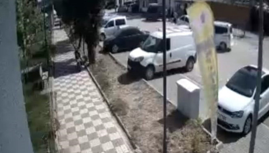 Gaziantepte sokak köpeklerinin çocuklara saldırdığı anlar kamerada