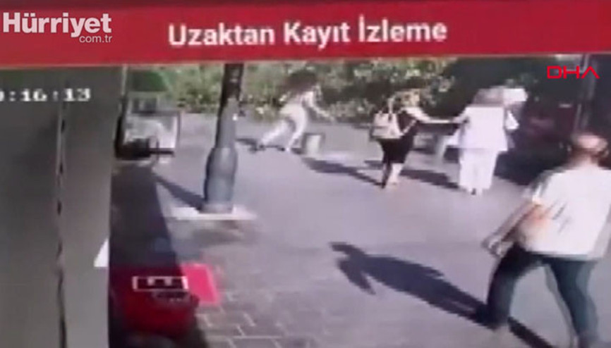 İzmir Valiliği önündeki asırlık çınar devrildi; o anlar kamerada