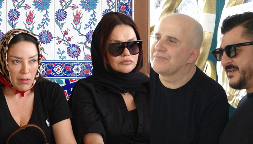 Sanatçı dostları teselli etti...Menajer Haluk Şentürkün anne acısı