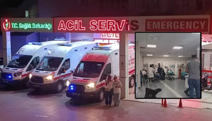 Amasyada asker eğlencesinde 39 kişi gıda zehirlenmesi şüphesiyle hastanelik oldu