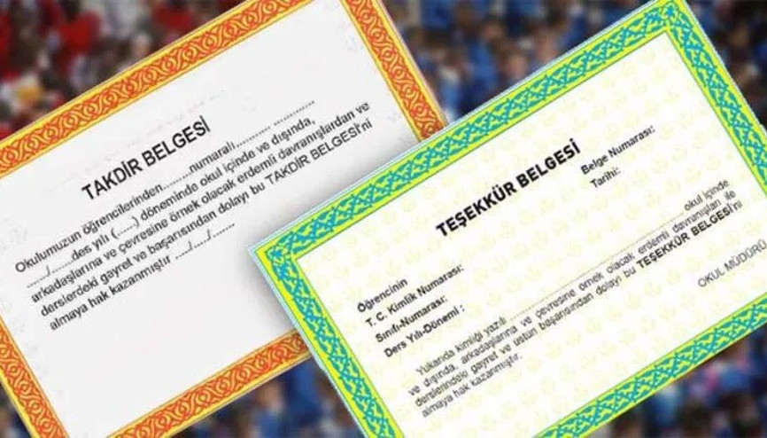 TAKDİR TEŞEKKÜR BELGESİ HESAPLAMA 2025 (TEK TEK NOT ORTALAMASI) MEB FORMÜLÜ | İlkokul, ortaokul, lise Teşekkür ve Takdir belgesi kaç puanla alınır, belge almak için ortalamanın kaç olması gerekiyor 5 gün devamsızlık yapan belge alamıyor mu 2025