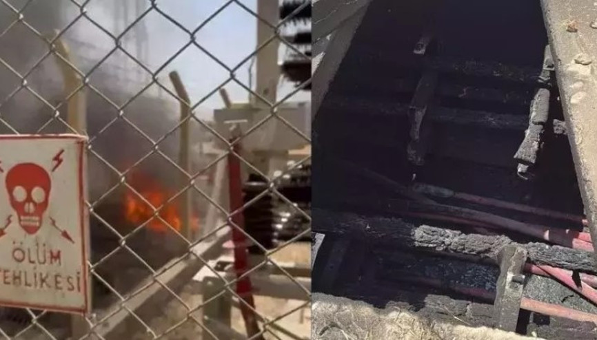 Trafo merkezinde yangın çıktı, 115 kırsal mahalle elektriksiz kaldı