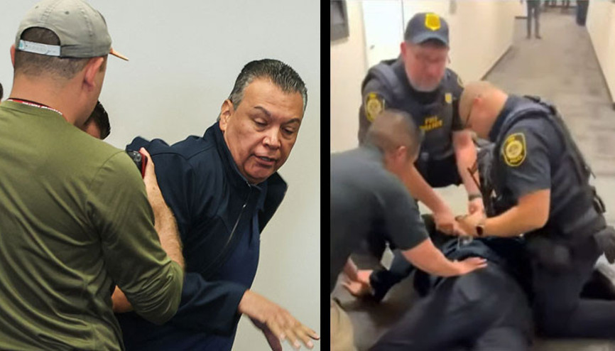 Son dakika... ABDyi karıştıran görüntü Soru soran senatöre ters kelepçe